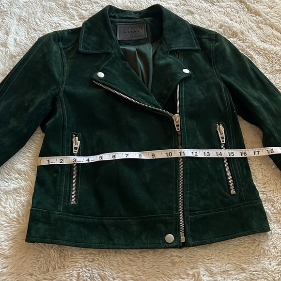 Blank NYC, Size small, Dark Green Suede Jacket - Picture 10 of 14